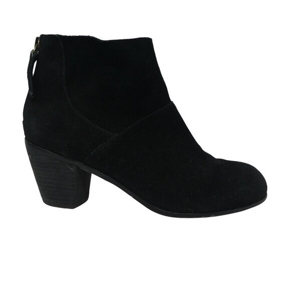 Kelsi Dagger Black Suede Boho Ankle Boots Booties Womens 8.5 - Picture 2 of 13